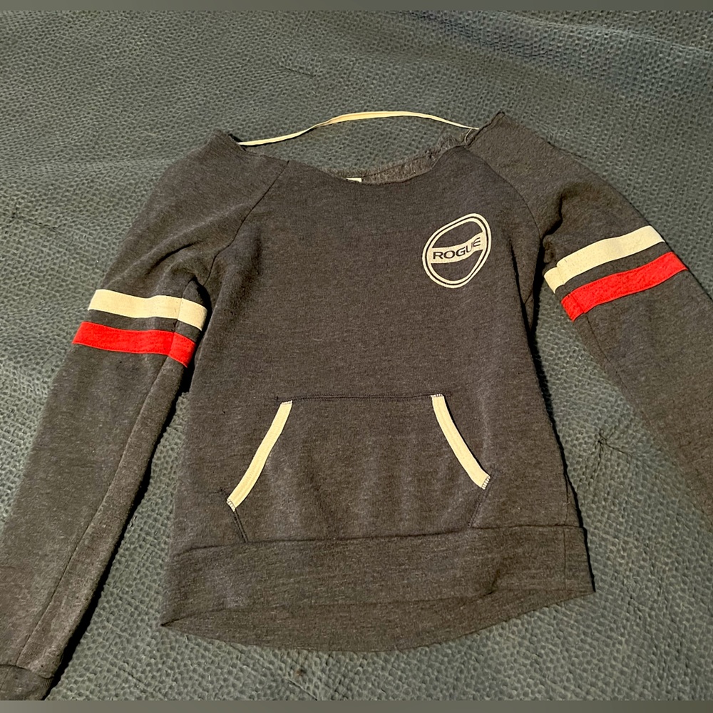 Off the shoulder rogue long sleeve sweater shirt